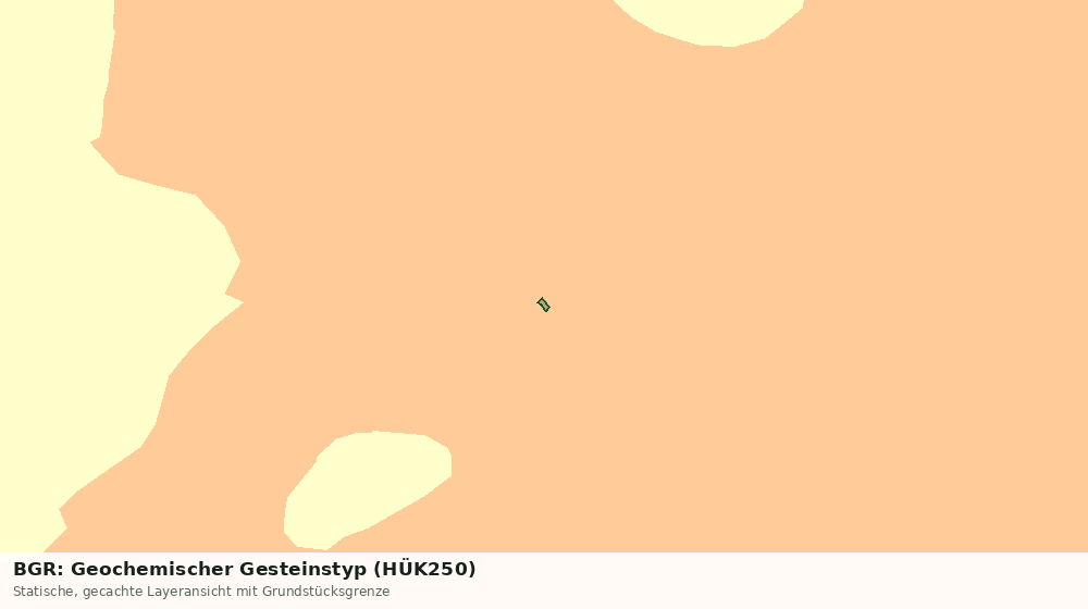 Statische Kartenansicht: BGR: Geochemischer Gesteinstyp (HÜK250)