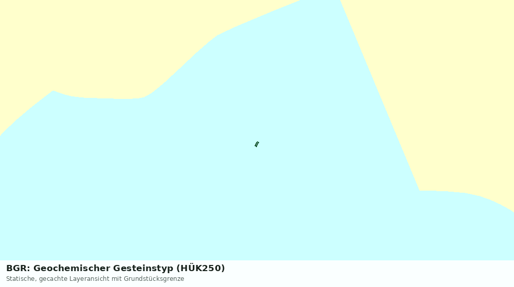 Statische Kartenansicht: BGR: Geochemischer Gesteinstyp (HÜK250)