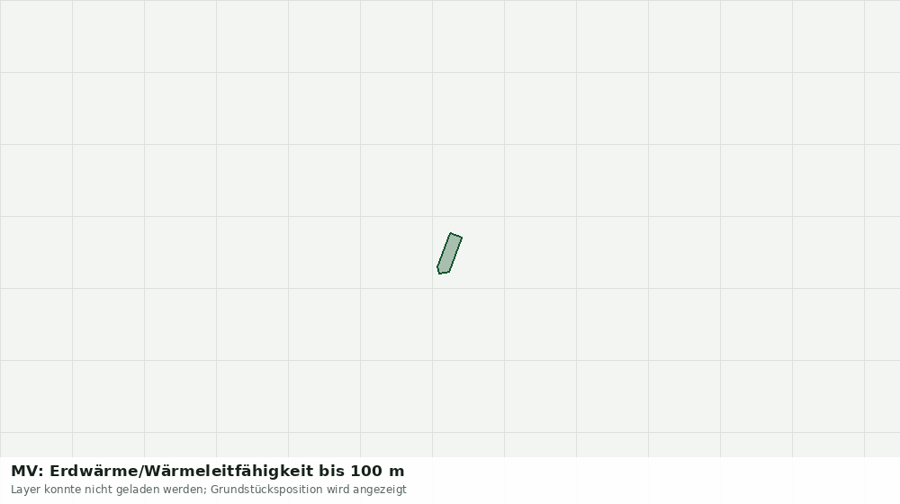 Statische Kartenansicht: MV: Erdwärme/Wärmeleitfähigkeit bis 100 m