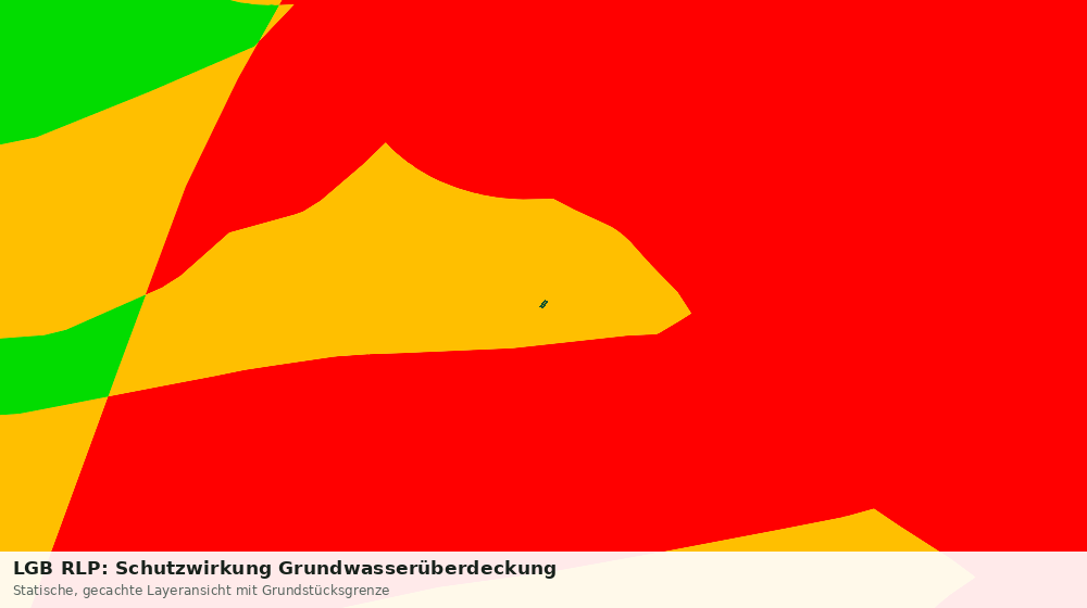 Statische Kartenansicht: LGB RLP: Schutzwirkung Grundwasserüberdeckung