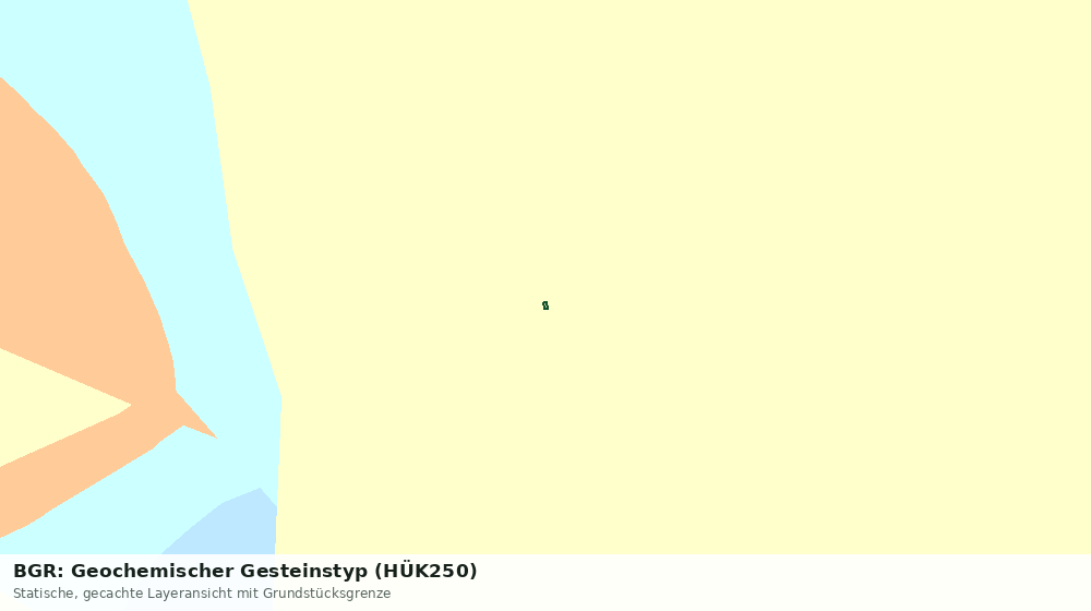 Statische Kartenansicht: BGR: Geochemischer Gesteinstyp (HÜK250)
