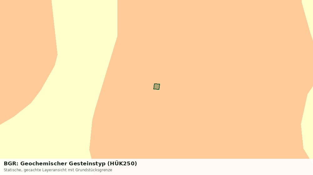 Statische Kartenansicht: BGR: Geochemischer Gesteinstyp (HÜK250)