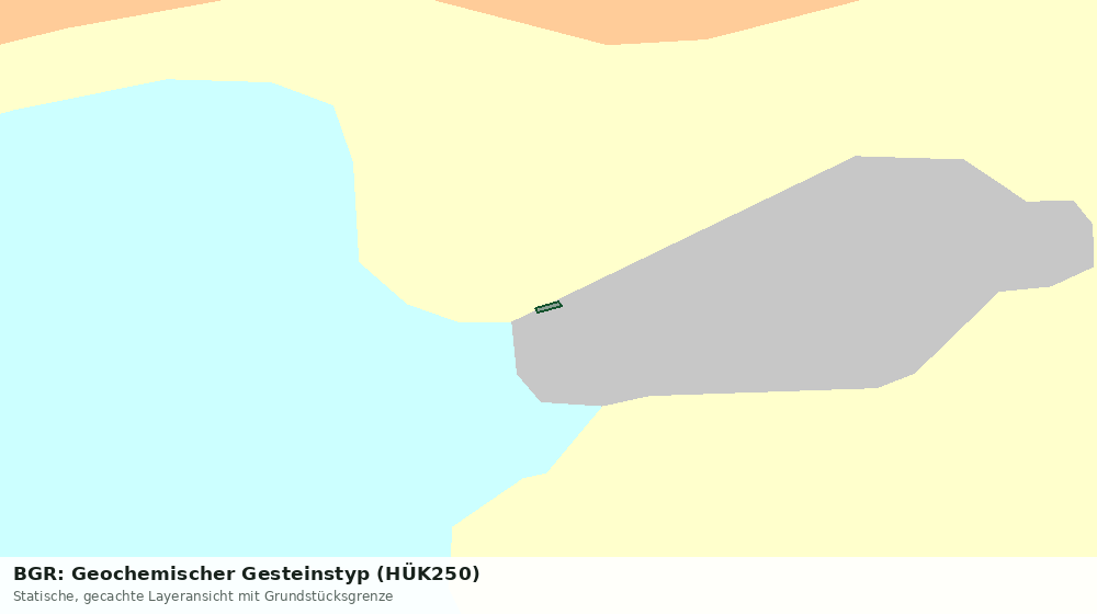 Statische Kartenansicht: BGR: Geochemischer Gesteinstyp (HÜK250)