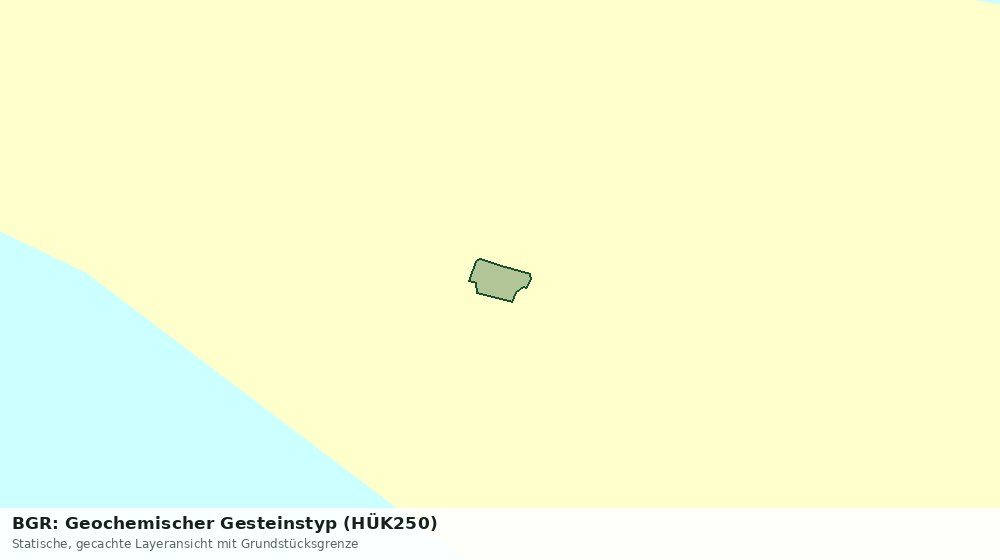 Statische Kartenansicht: BGR: Geochemischer Gesteinstyp (HÜK250)