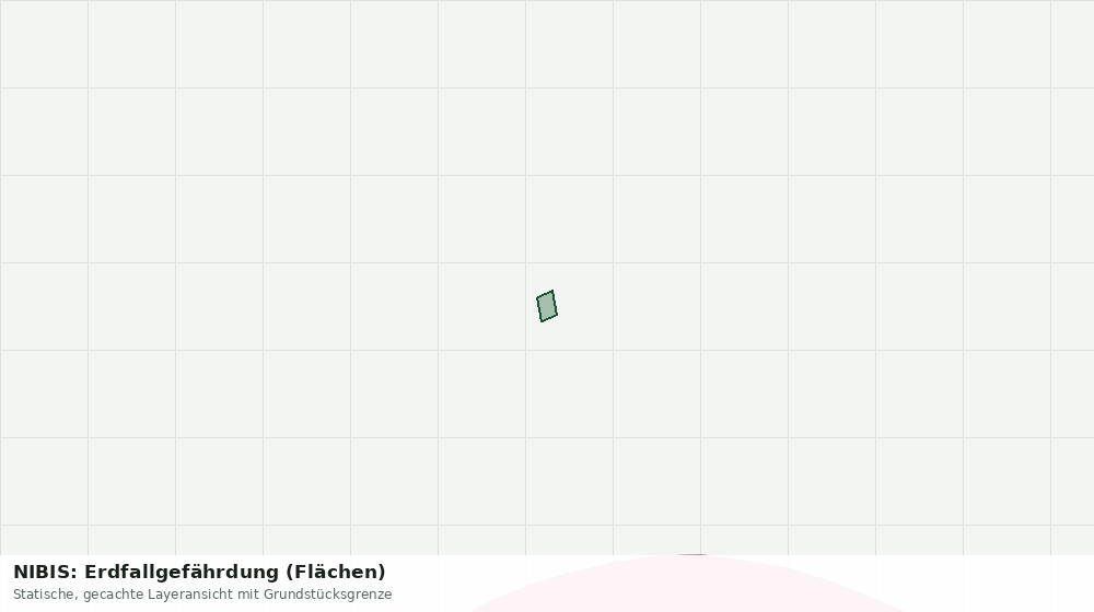 Statische Kartenansicht: NIBIS: Erdfallgefährdung (Flächen)