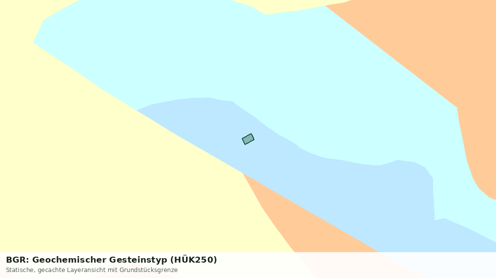 Statische Kartenansicht: BGR: Geochemischer Gesteinstyp (HÜK250)