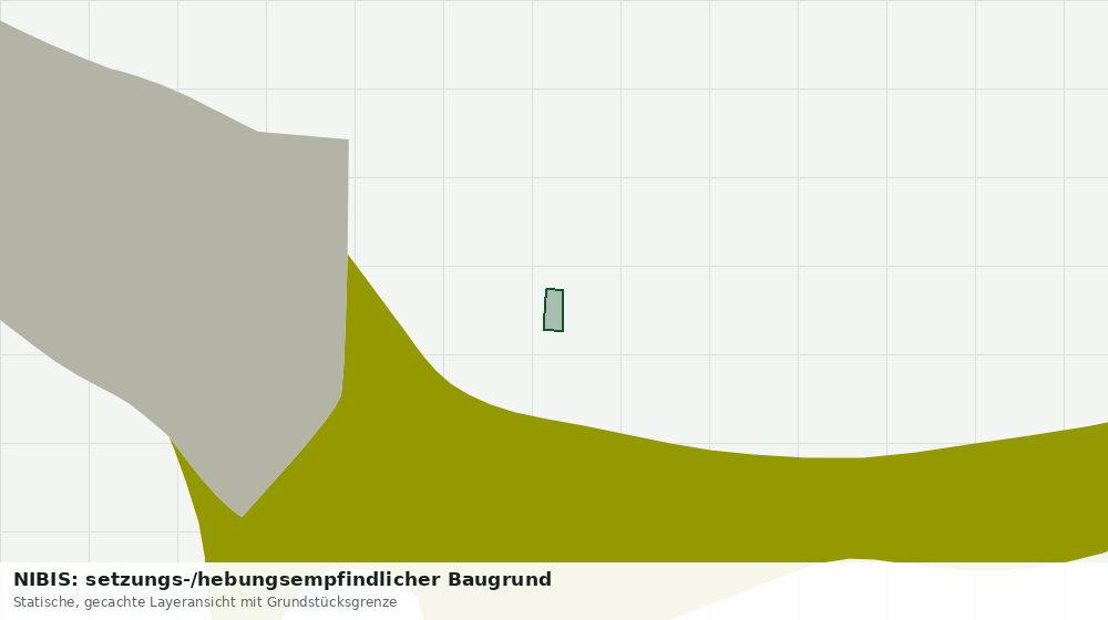 Statische Kartenansicht: NIBIS: setzungs-/hebungsempfindlicher Baugrund