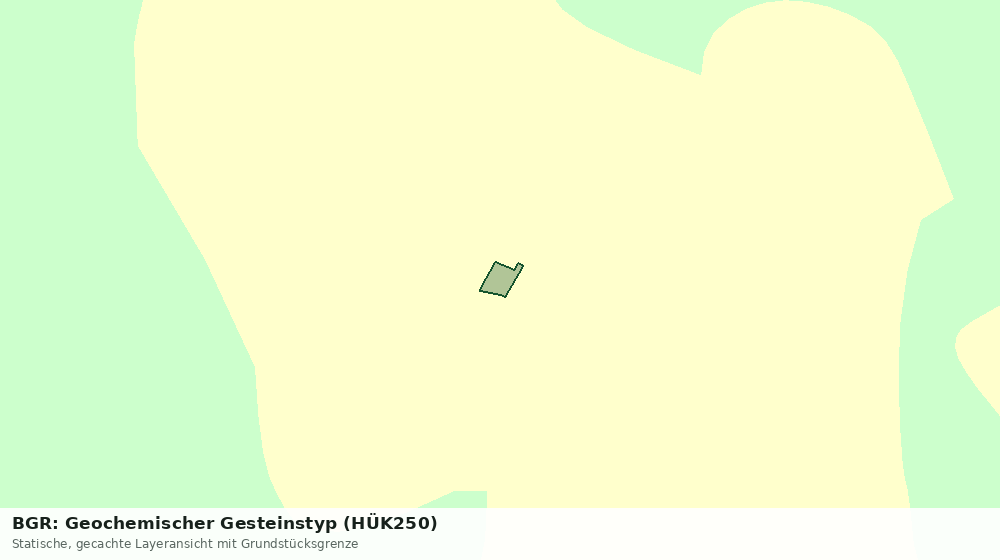 Statische Kartenansicht: BGR: Geochemischer Gesteinstyp (HÜK250)
