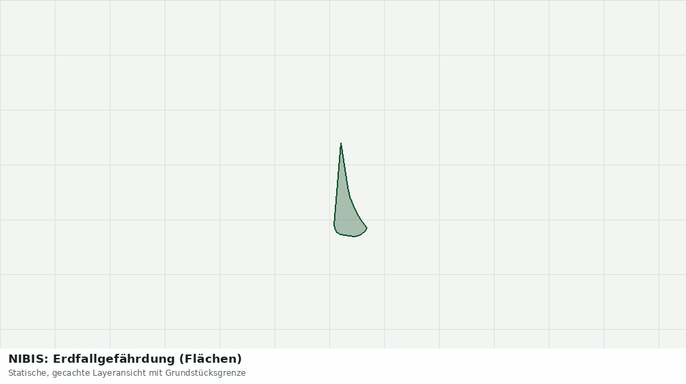 Statische Kartenansicht: NIBIS: Erdfallgefährdung (Flächen)