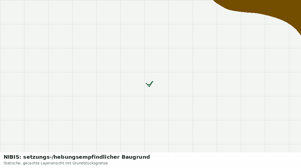 Statische Kartenansicht: NIBIS: setzungs-/hebungsempfindlicher Baugrund