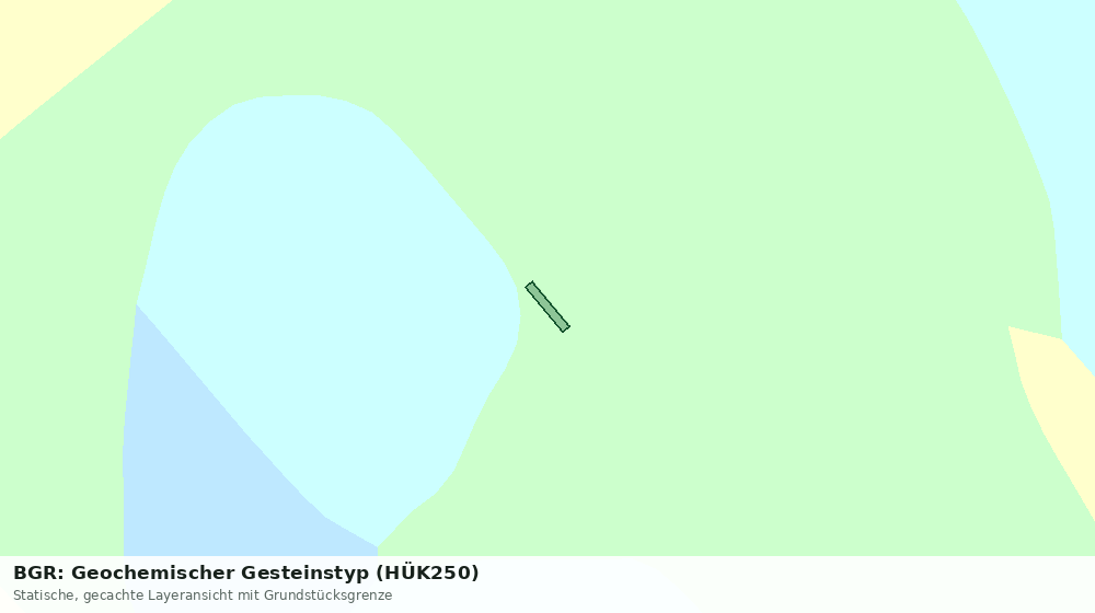 Statische Kartenansicht: BGR: Geochemischer Gesteinstyp (HÜK250)