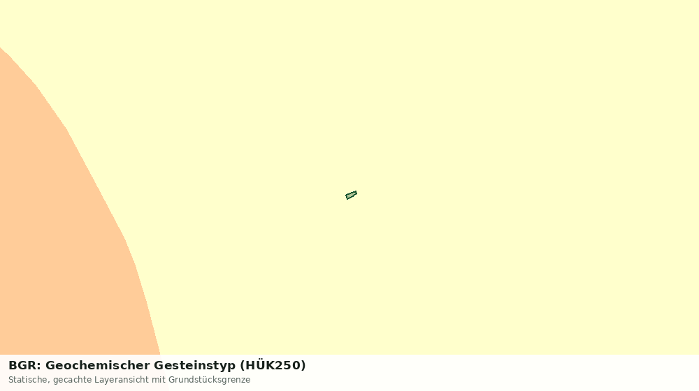 Statische Kartenansicht: BGR: Geochemischer Gesteinstyp (HÜK250)