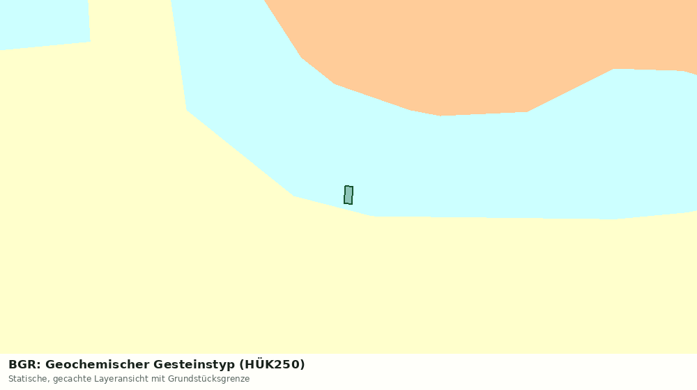 Statische Kartenansicht: BGR: Geochemischer Gesteinstyp (HÜK250)