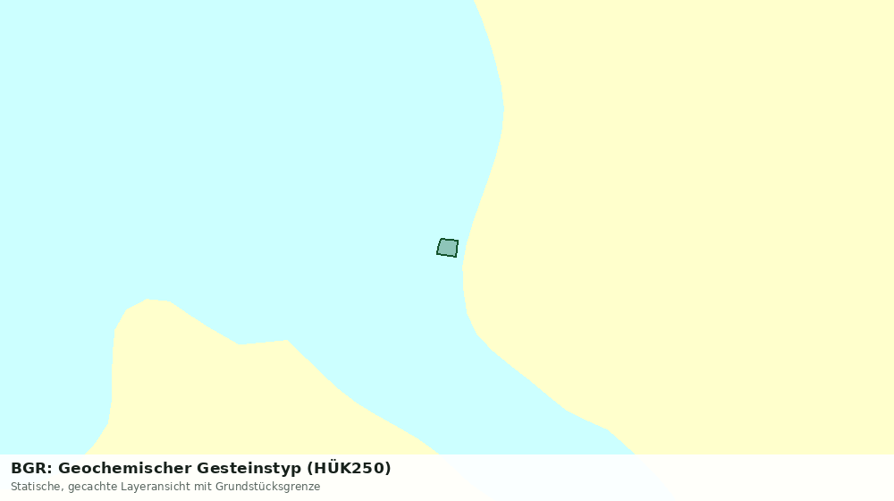 Statische Kartenansicht: BGR: Geochemischer Gesteinstyp (HÜK250)