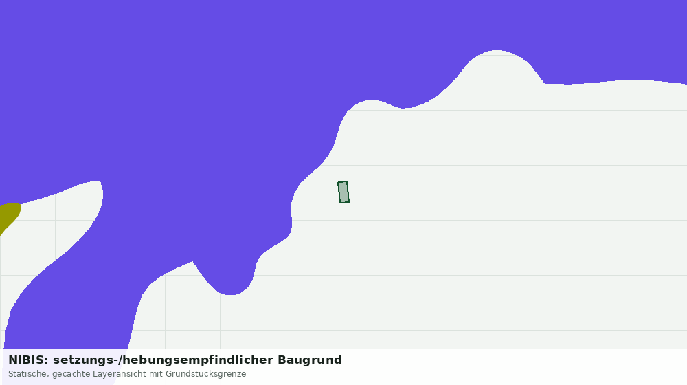 Statische Kartenansicht: NIBIS: setzungs-/hebungsempfindlicher Baugrund