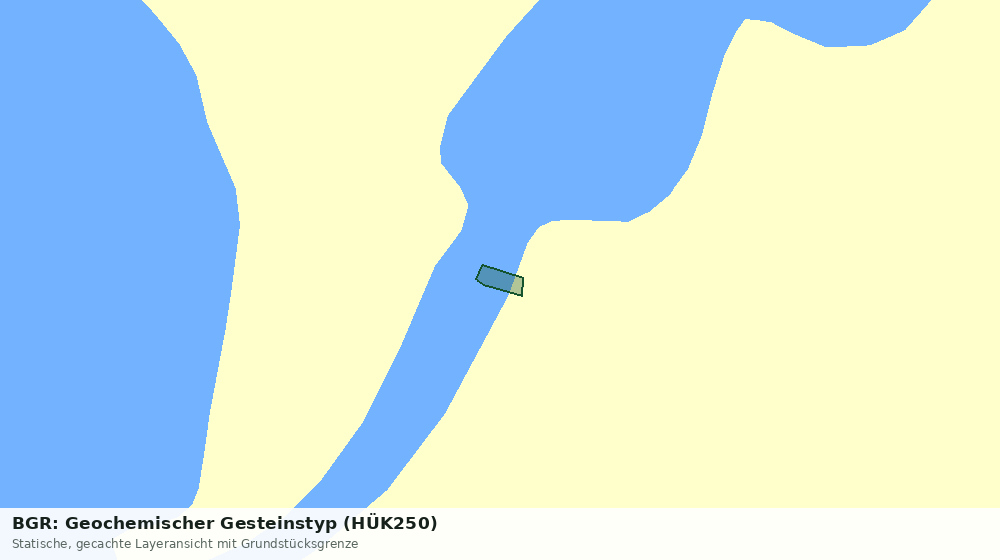 Statische Kartenansicht: BGR: Geochemischer Gesteinstyp (HÜK250)
