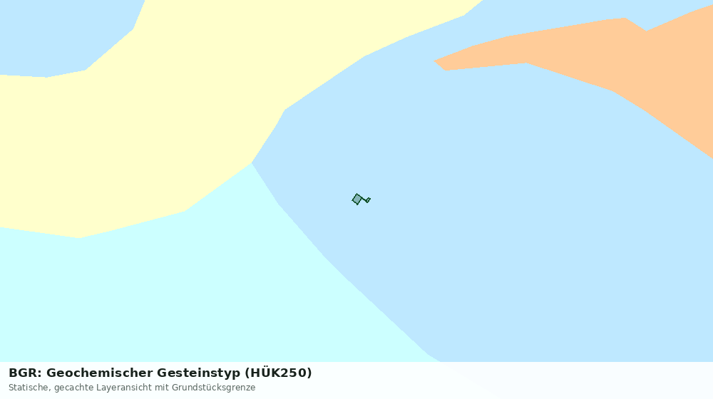 Statische Kartenansicht: BGR: Geochemischer Gesteinstyp (HÜK250)