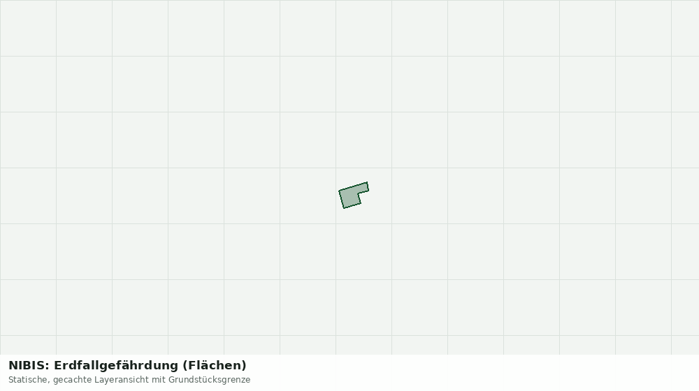 Statische Kartenansicht: NIBIS: Erdfallgefährdung (Flächen)