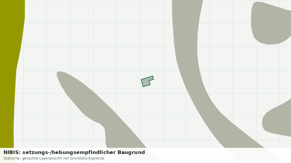 Statische Kartenansicht: NIBIS: setzungs-/hebungsempfindlicher Baugrund