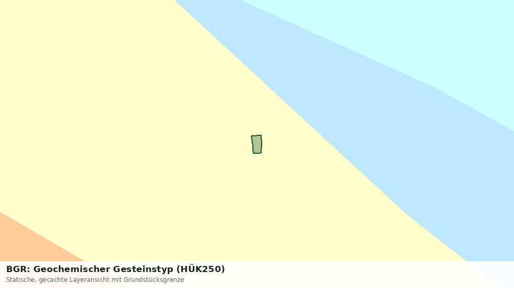 Statische Kartenansicht: BGR: Geochemischer Gesteinstyp (HÜK250)