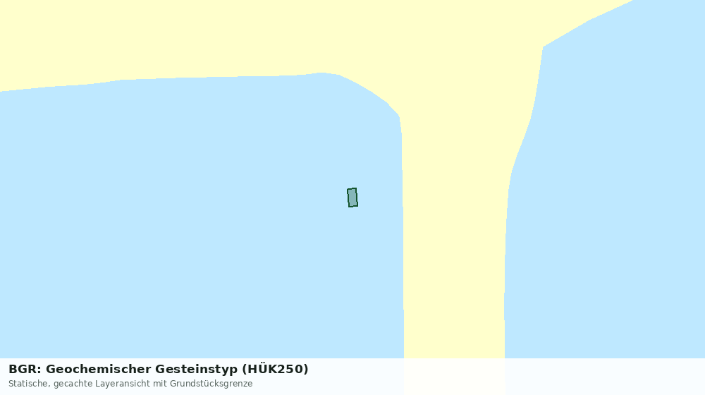 Statische Kartenansicht: BGR: Geochemischer Gesteinstyp (HÜK250)