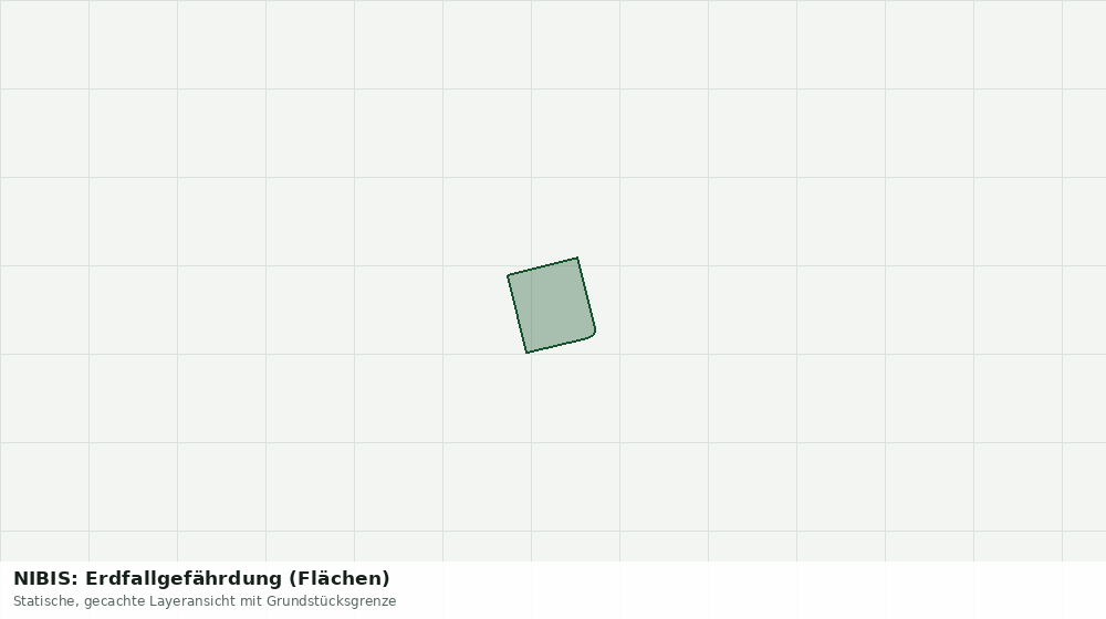 Statische Kartenansicht: NIBIS: Erdfallgefährdung (Flächen)