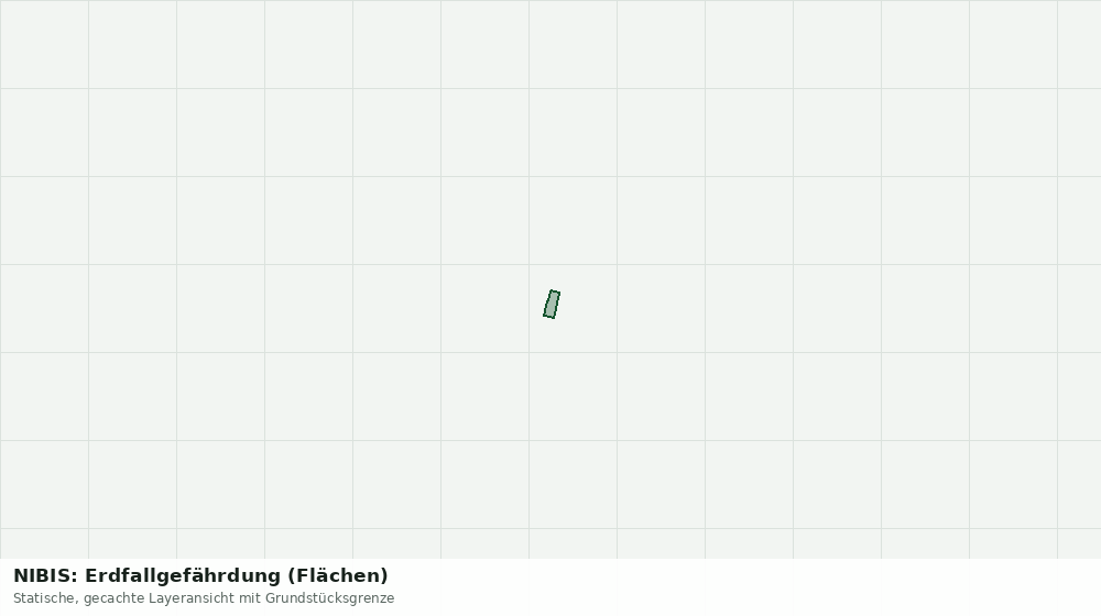 Statische Kartenansicht: NIBIS: Erdfallgefährdung (Flächen)