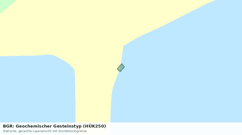 Statische Kartenansicht: BGR: Geochemischer Gesteinstyp (HÜK250)