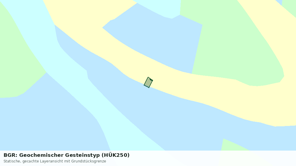 Statische Kartenansicht: BGR: Geochemischer Gesteinstyp (HÜK250)