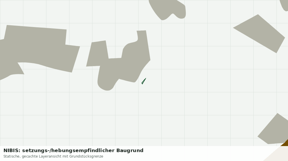 Statische Kartenansicht: NIBIS: setzungs-/hebungsempfindlicher Baugrund