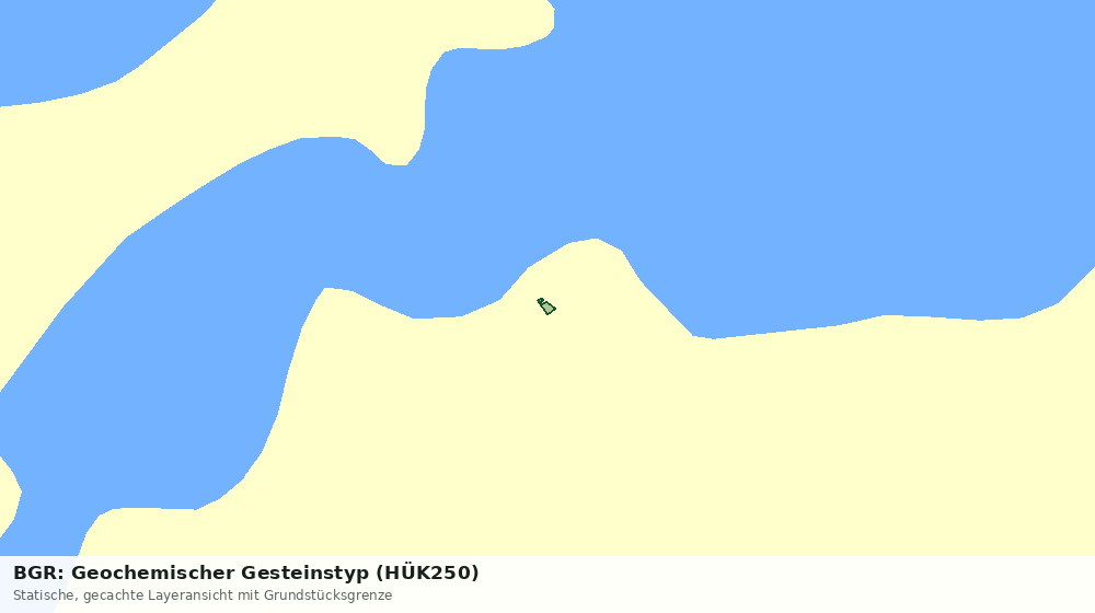 Statische Kartenansicht: BGR: Geochemischer Gesteinstyp (HÜK250)