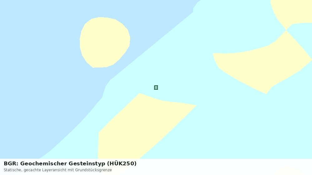 Statische Kartenansicht: BGR: Geochemischer Gesteinstyp (HÜK250)