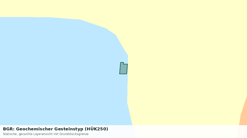 Statische Kartenansicht: BGR: Geochemischer Gesteinstyp (HÜK250)
