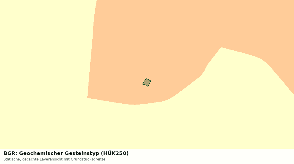 Statische Kartenansicht: BGR: Geochemischer Gesteinstyp (HÜK250)