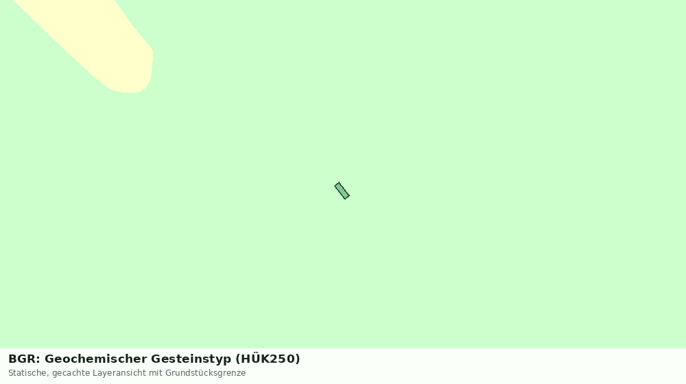 Statische Kartenansicht: BGR: Geochemischer Gesteinstyp (HÜK250)