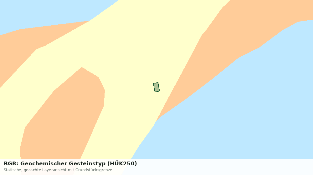 Statische Kartenansicht: BGR: Geochemischer Gesteinstyp (HÜK250)