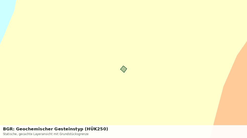 Statische Kartenansicht: BGR: Geochemischer Gesteinstyp (HÜK250)