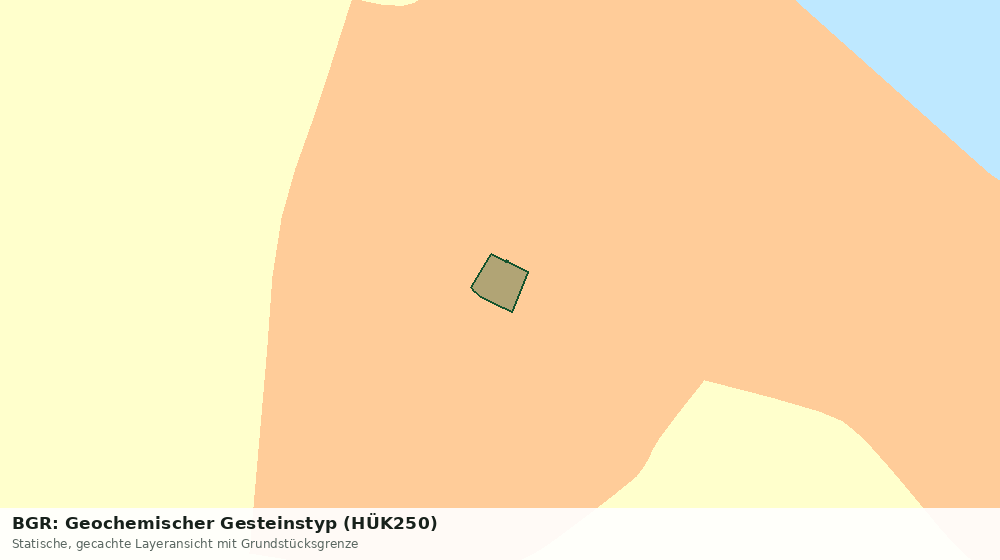 Statische Kartenansicht: BGR: Geochemischer Gesteinstyp (HÜK250)