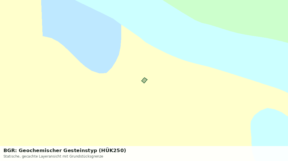 Statische Kartenansicht: BGR: Geochemischer Gesteinstyp (HÜK250)
