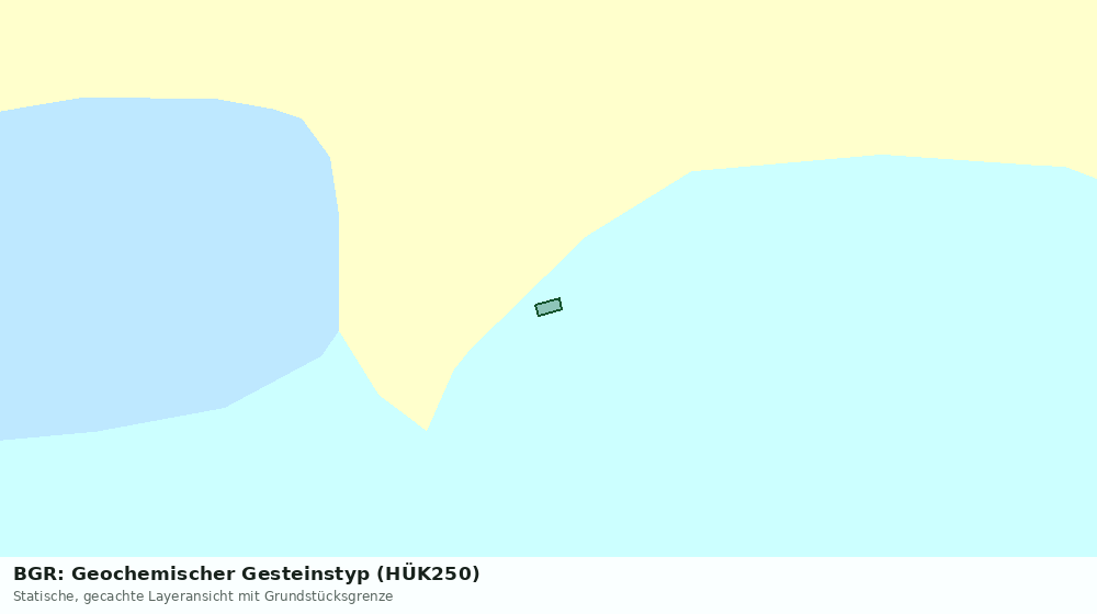 Statische Kartenansicht: BGR: Geochemischer Gesteinstyp (HÜK250)