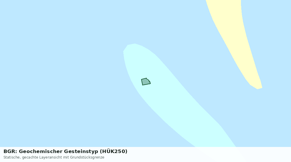 Statische Kartenansicht: BGR: Geochemischer Gesteinstyp (HÜK250)