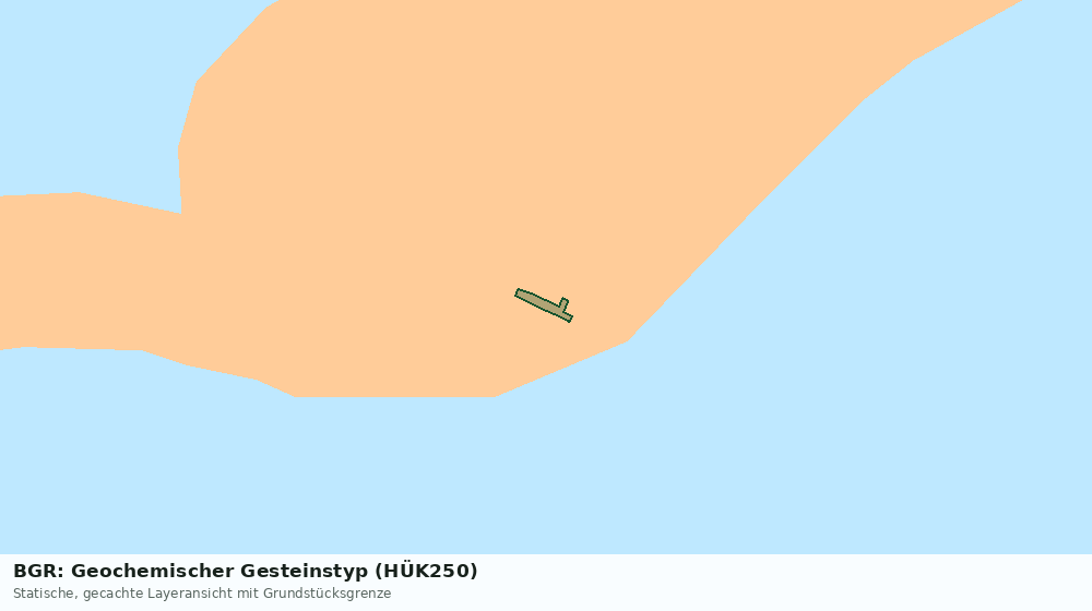 Statische Kartenansicht: BGR: Geochemischer Gesteinstyp (HÜK250)