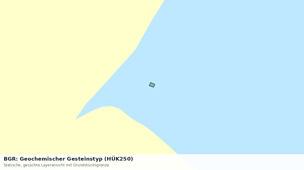 Statische Kartenansicht: BGR: Geochemischer Gesteinstyp (HÜK250)