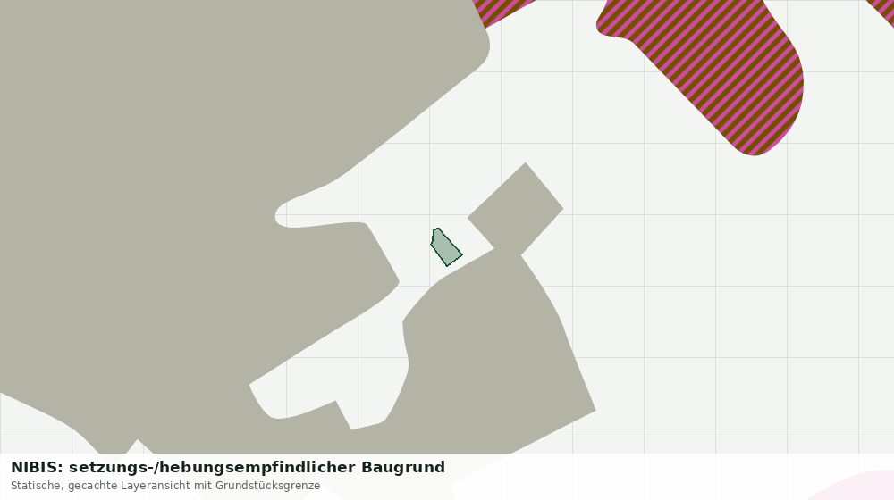 Statische Kartenansicht: NIBIS: setzungs-/hebungsempfindlicher Baugrund