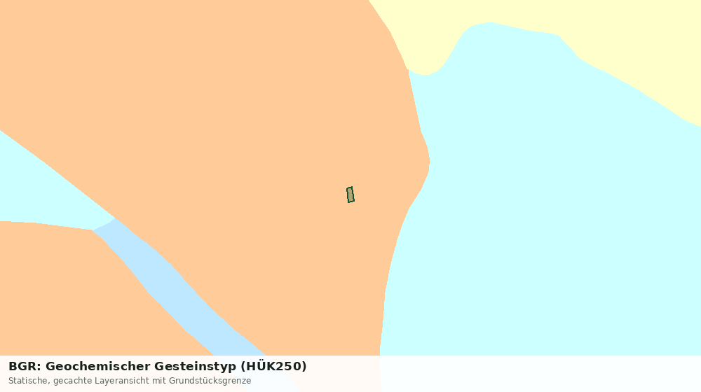 Statische Kartenansicht: BGR: Geochemischer Gesteinstyp (HÜK250)