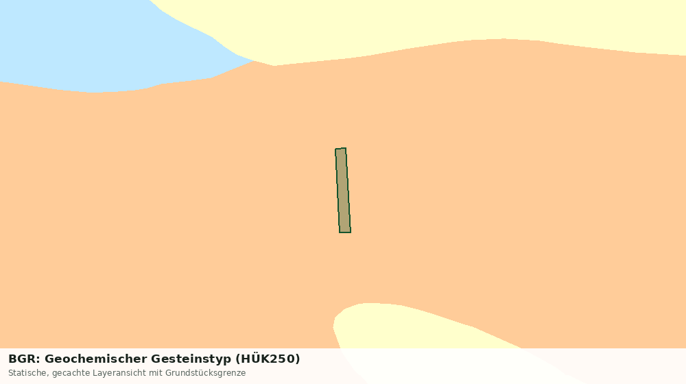 Statische Kartenansicht: BGR: Geochemischer Gesteinstyp (HÜK250)