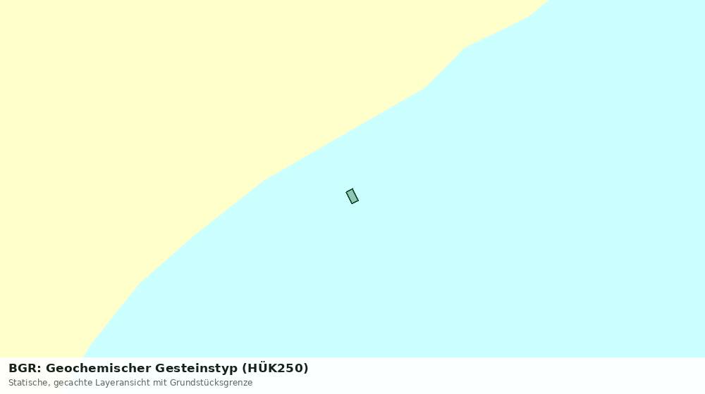 Statische Kartenansicht: BGR: Geochemischer Gesteinstyp (HÜK250)