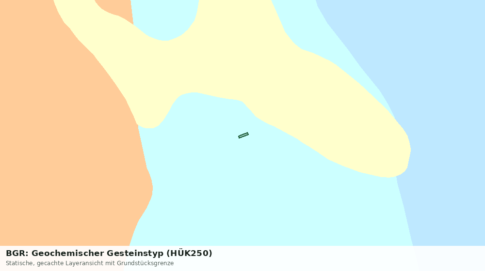 Statische Kartenansicht: BGR: Geochemischer Gesteinstyp (HÜK250)