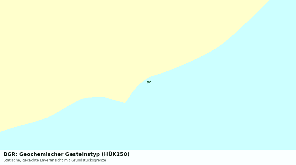 Statische Kartenansicht: BGR: Geochemischer Gesteinstyp (HÜK250)