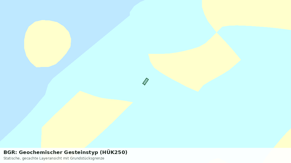 Statische Kartenansicht: BGR: Geochemischer Gesteinstyp (HÜK250)